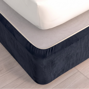 Suede Bed Base Wrap - Navy