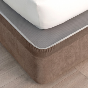 Suede Bed Base Wrap - Mocha