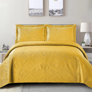Simon Baker Istanbul Bedspread - Mustard