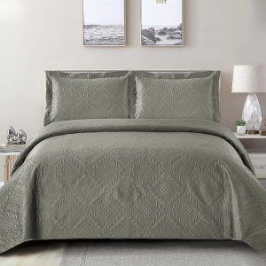 Simon Baker Istanbul Bedspread - Platinum