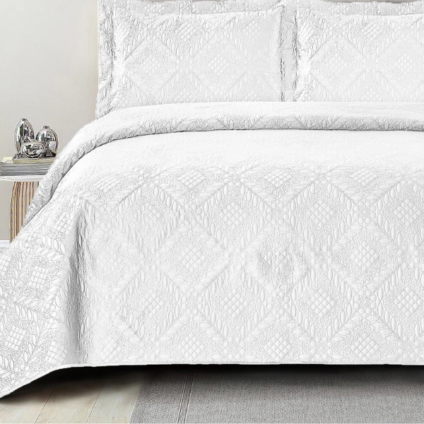Simon Baker Istanbul Bedspread - White (2)
