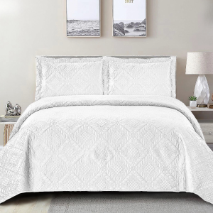 Simon Baker Istanbul Bedspread - White