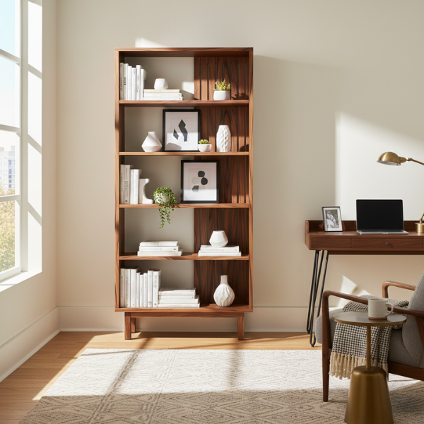 Maison Kiaat Display Cabinet Bookshelf