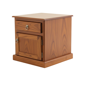 Rio Kiaat Wood Bedside Pedestal 600mm