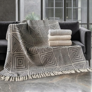 Simon Baker Cotton Throw - Aria