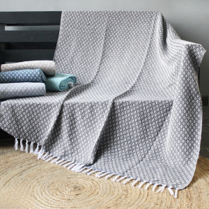 Simon Baker Cotton  Throw - Elvira