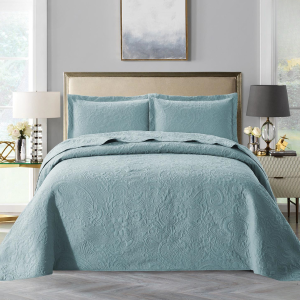 Simon Baker Primrose Bedspread - Marine