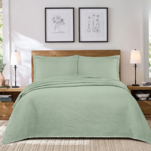 Simon Baker Stone Wash Bedspread - Marine